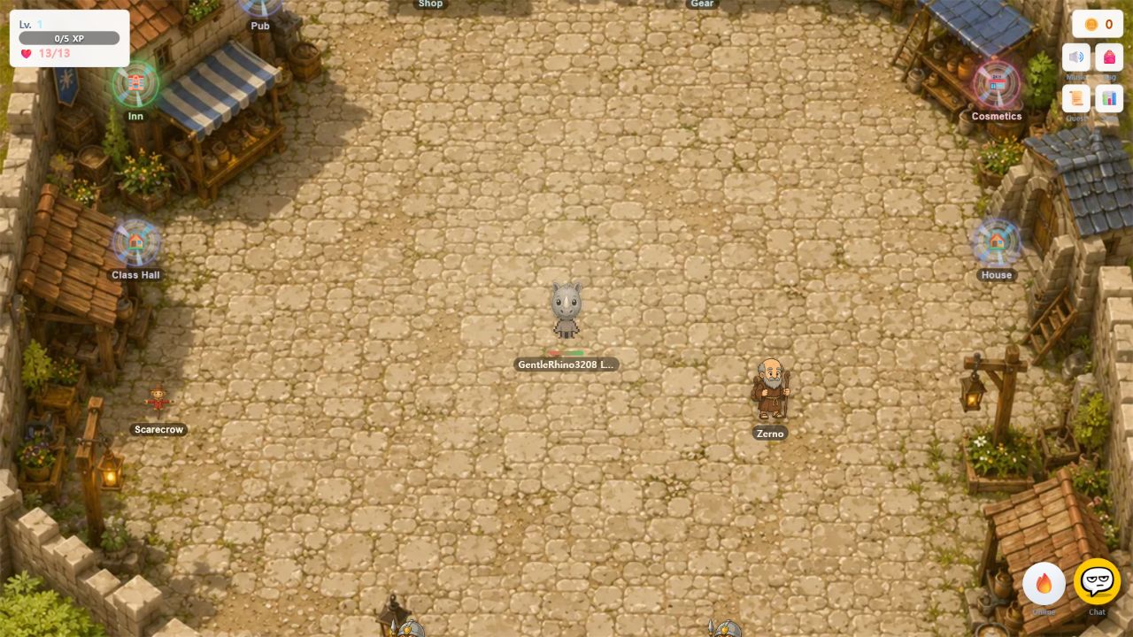 Animal MMO gameplay